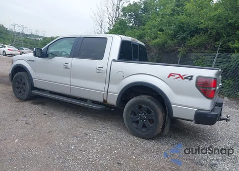 2012 Ford F-150 Fx4 из США, поврежденный, VIN 1FTFW1ET9CFC43695